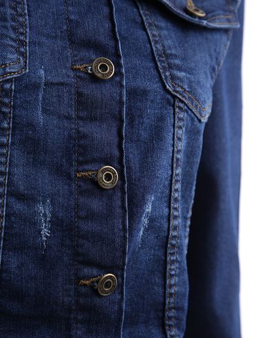 Jaqueta Jeans Feminina AZUL