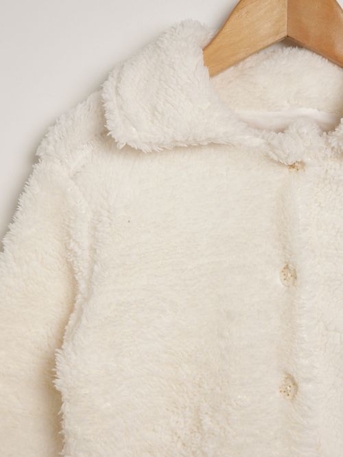Casaco Infantil Para Menina - OFF WHITE