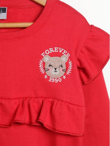 Conjunto Infantil Para Menina - VERMELHO