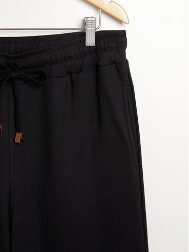 Calça Moletom Jogger Plus Size Masculina PRETO