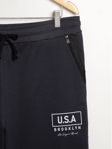 Calça Moletom Jogger Plus Size Masculina CHUMBO