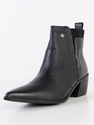 Bota Cano Curto Di Valentini Feminina PRETO