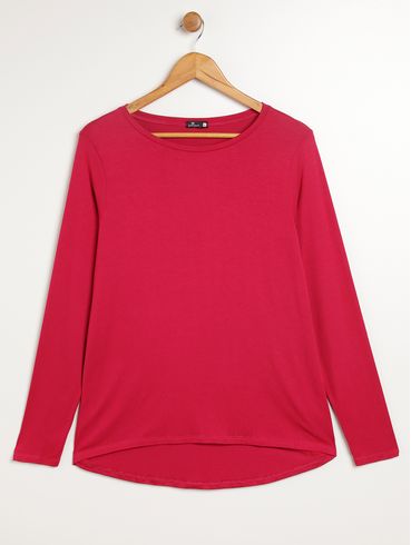 Blusa Manga Longa Autentique Plus Size Feminina ROSE