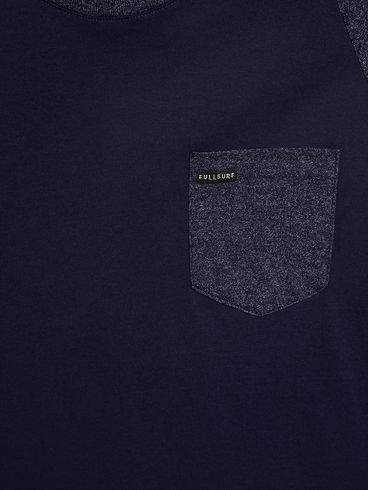 Camiseta Manga Longa Juvenil Para Menino - MARINHO