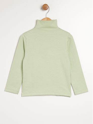 Blusa Manga Longa Infantil Para Menina - VERDE