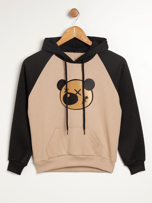 Moletom Juvenil Para Menino - BEGE