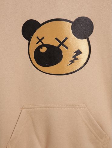 Moletom Juvenil Para Menino - BEGE