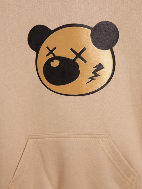 Moletom Juvenil Para Menino - BEGE