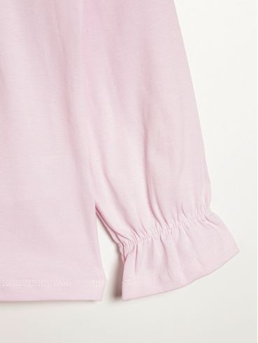 Blusa Manga Longa Infantil Para Menina - ROSA