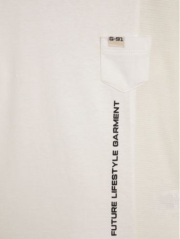 Camiseta Manga Longa Infantil Para Menino - OFF WHITE