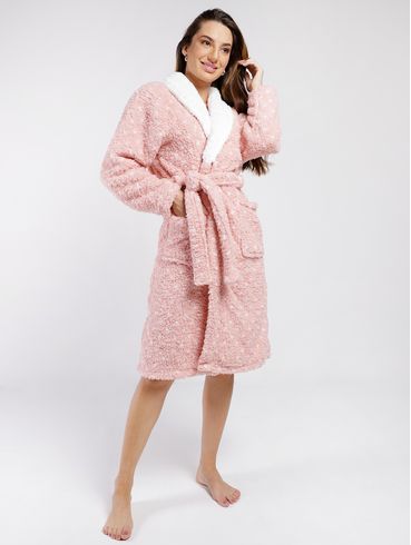 Roupão Sherpa Atlântica ROSA