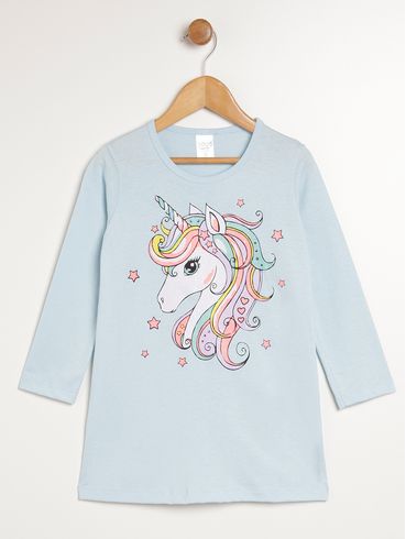 Camisola Infantil Para Menina - AZUL