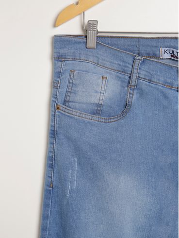 Calça Jeans Plus Size Masculina AZUL