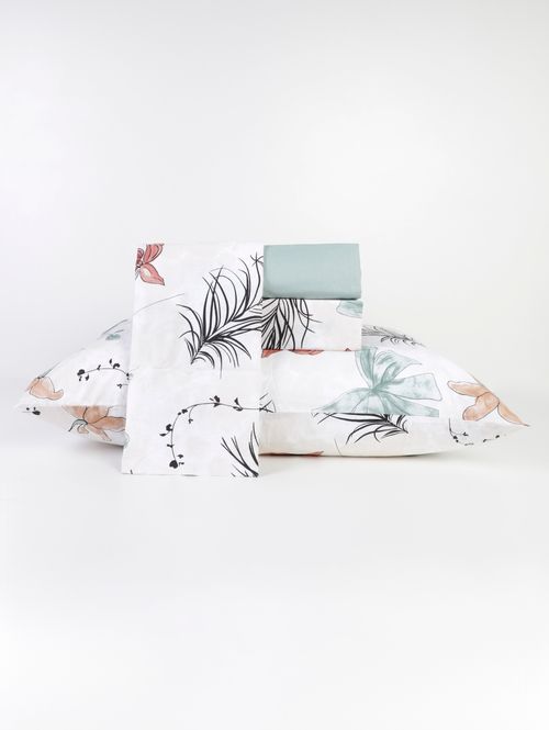 Jogo de Lençol Casal Duplo Teka Diamante VERDE