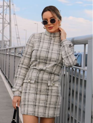 Saia Curta Autentique Feminina BRANCO