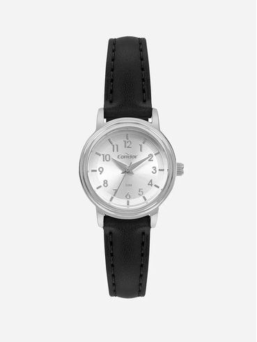 Relógio Mini Condor Feminino Preto/ UNICO