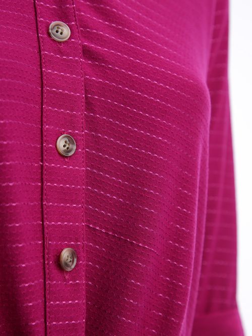 Camisa Cropped Manga 3/4 Autentique Feminina ROXO