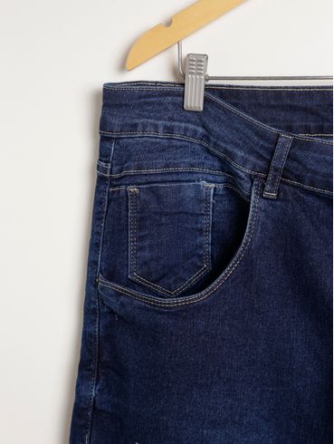 Calça Jeans Tradicional Plus Size Masculino AZUL