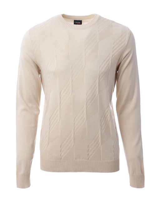 Blusão de Tricot Masculino OFF WHITE