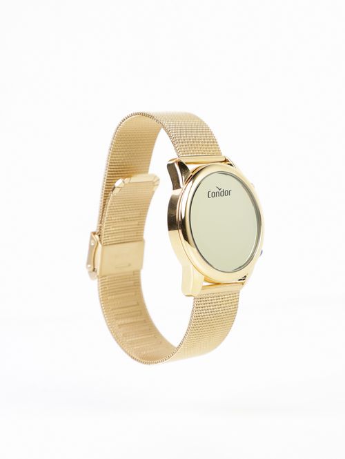 Relógio Digital Condor Feminino Dourado/ UNICO