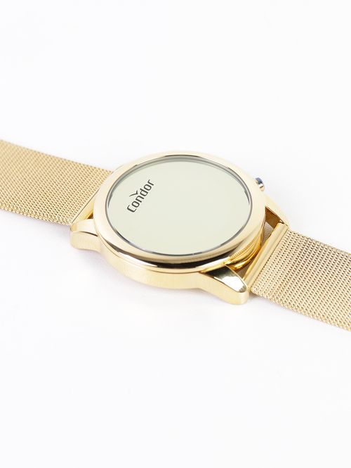Relógio Digital Condor Feminino Dourado/ UNICO