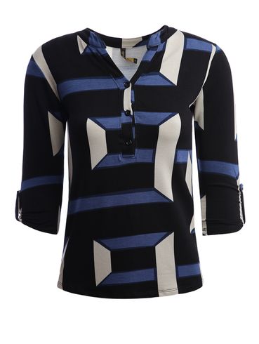 Blusa Manga 3/4 Feminina AZUL