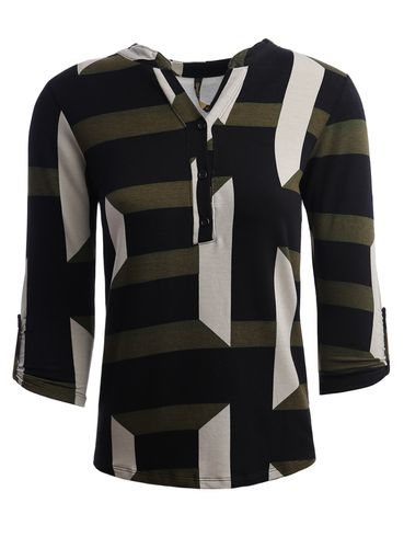 Blusa Manga 3/4 Feminina VERDE