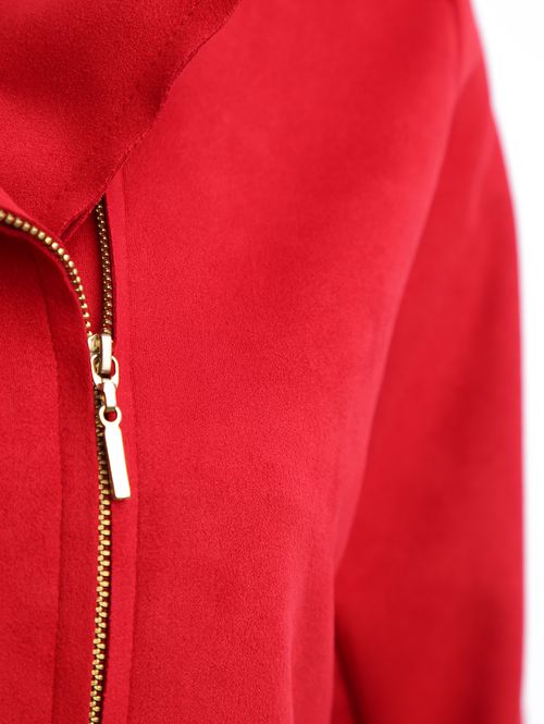 Jaqueta Suede Autentique Feminina VERMELHO