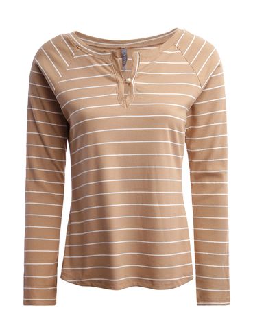 Blusa Manga Longa Feminina BEGE