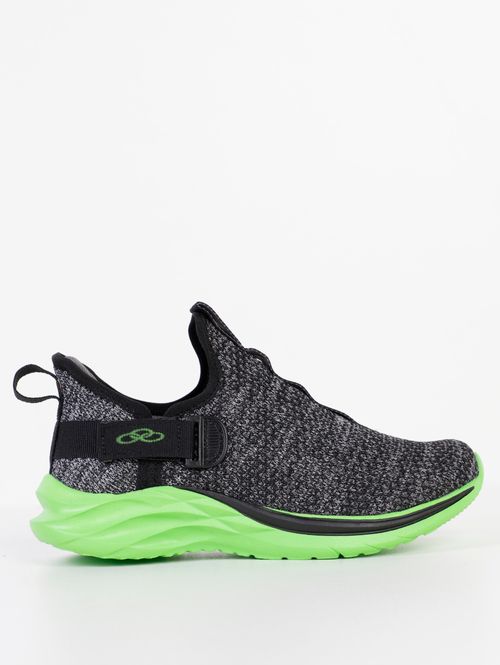 Tênis Olympikus Juvenil Para Menino - PRETO/VERDE