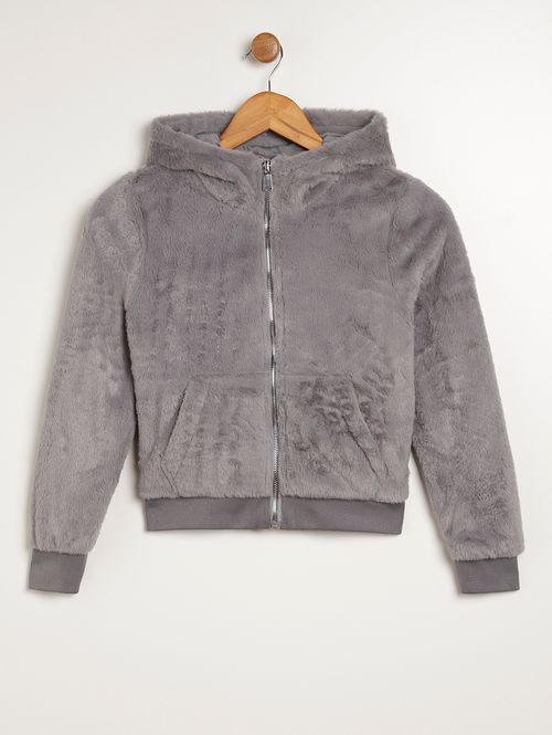 Casaco Juvenil Para Menina - CINZA