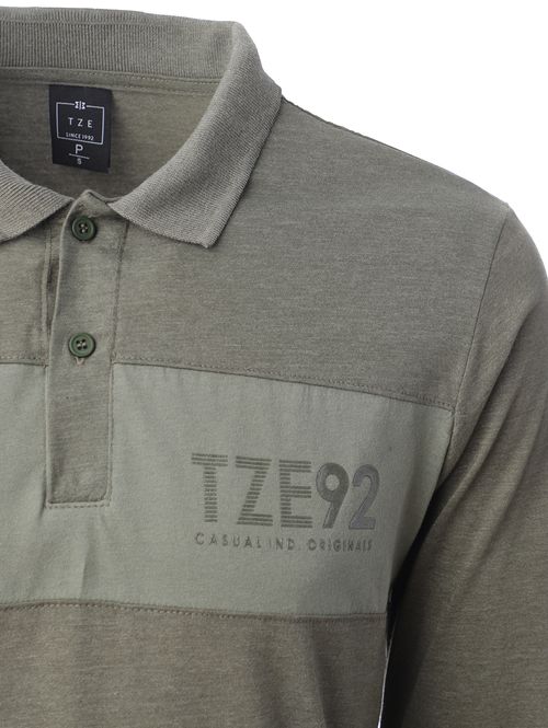 Polo Manga Longa Masculina VERDE