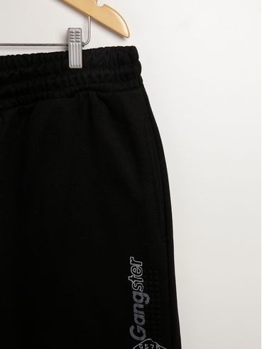 Calça Moletom Jogger Plus Size Masculina PRETO