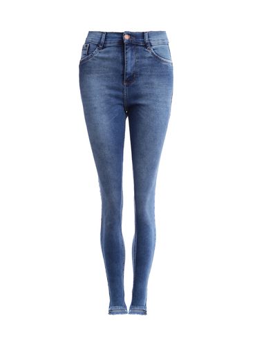 Calça Jeans Cigarrete Pisom Feminina AZUL