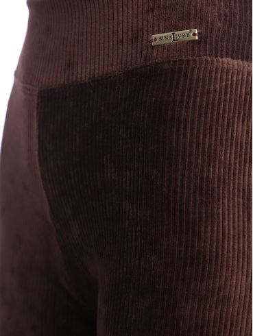 Calça Veludo Cotelê Feminina MARROM