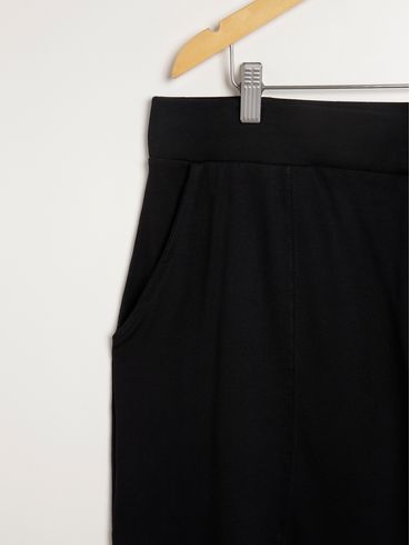 Calça Moletinho Lunender Plus Size Feminina PRETO