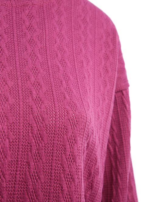 Blusa de Tricot Autentique Feminina ROSA