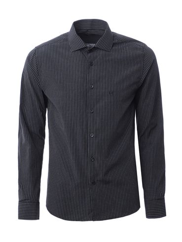 Camisa Manga Longa Xadrez Elétron Masculina PRETO