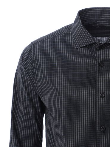 Camisa Manga Longa Xadrez Elétron Masculina PRETO