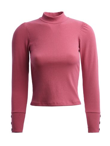 Blusa Malha Canelada Manga Longa Feminina ROSA
