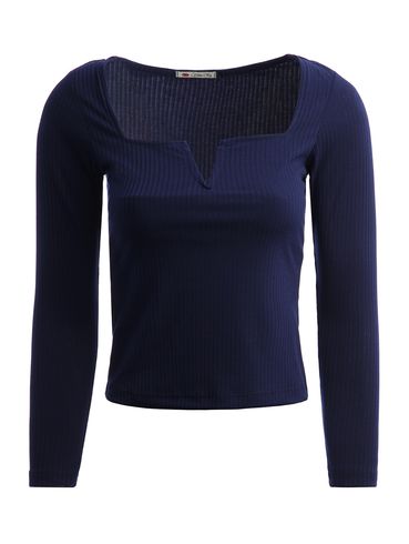 Blusa Manga Longa Feminina MARINHO