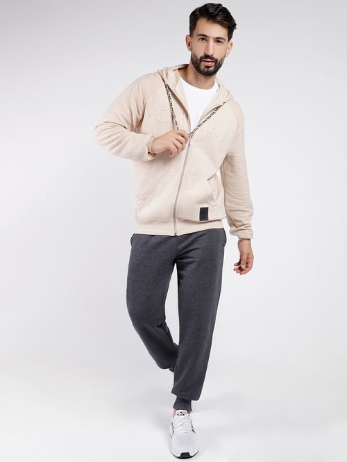 Jaqueta Moletom Masculina BEGE
