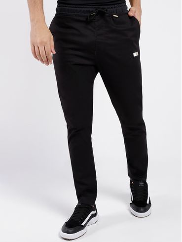 Calça Sarja Jogger Masculina PRETO