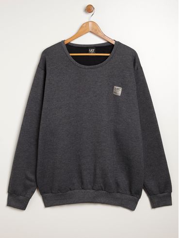 Moletom Plus Size Masculino MESCLA ESCURO