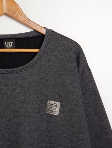 Moletom Plus Size Masculino MESCLA ESCURO