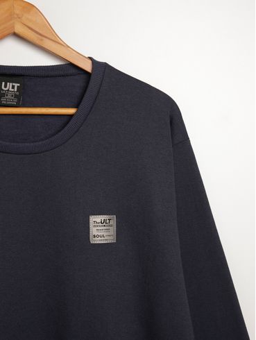 Moletom Plus Size Masculino AZUL