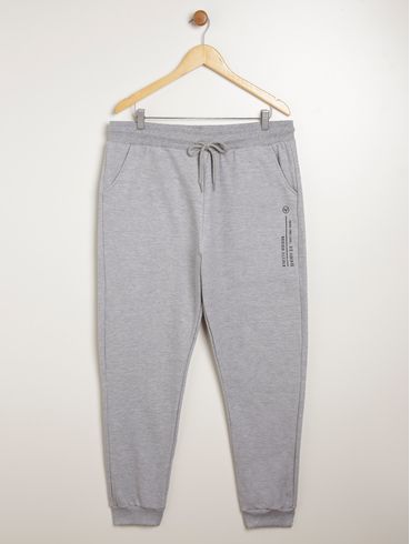 Calça Moletom Jogger Plus Size Masculina MESCLA