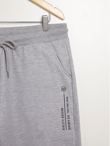 Calça Moletom Jogger Plus Size Masculina MESCLA