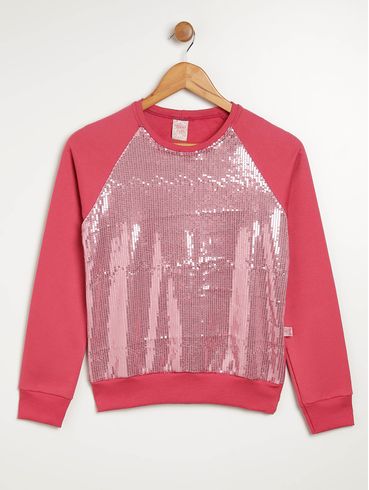 Moletom Juvenil Para Menina - ROSE