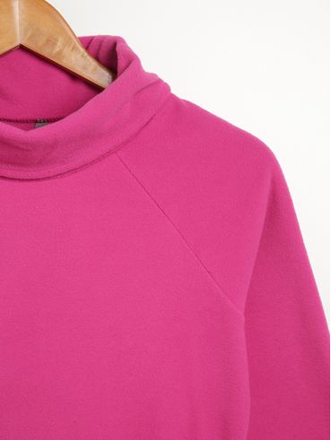 Blusão Gola Alta Juvenil Para Menina - PINK
